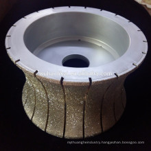 diamond electroplated water grinding wheel for stone